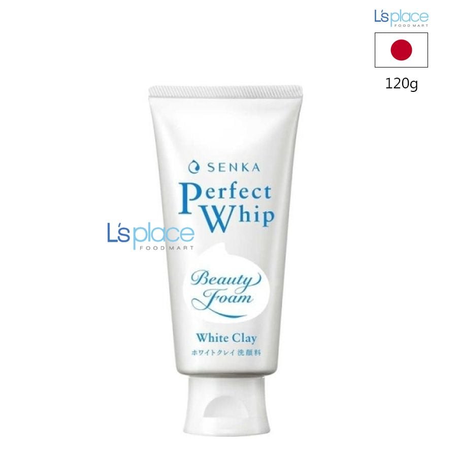 Senka Sữa rửa mặt tạo bọt Perfect Whip White Clay