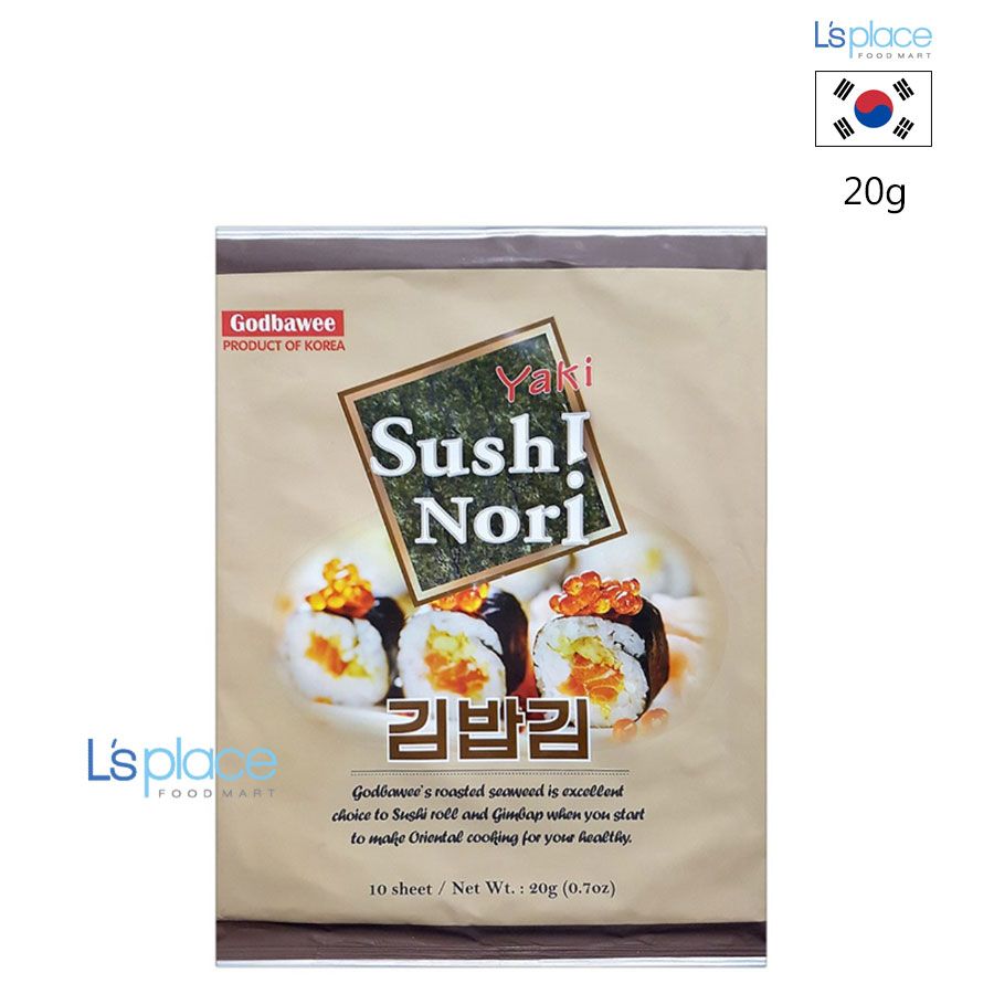 Godbawee Yaki Sushi Nori Rong biển khô (dùng cuốn cơm)