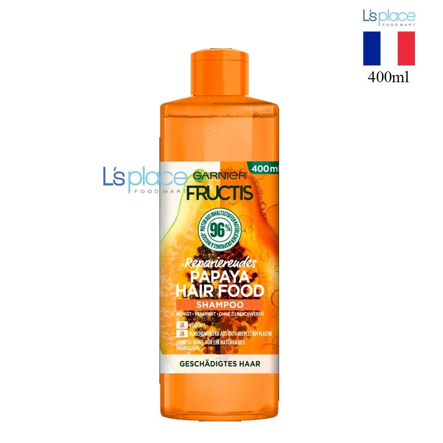 Garnier Fructis Dầu gội tinh chất đu đủ