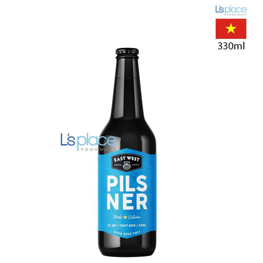 East West Bia chai Pacific Pilsner