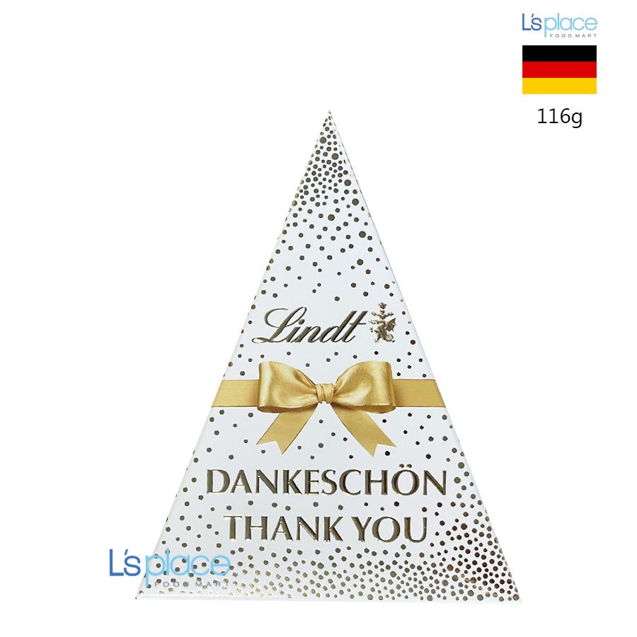 Lindt Socola Dankeschon Thank you hộp tam giác