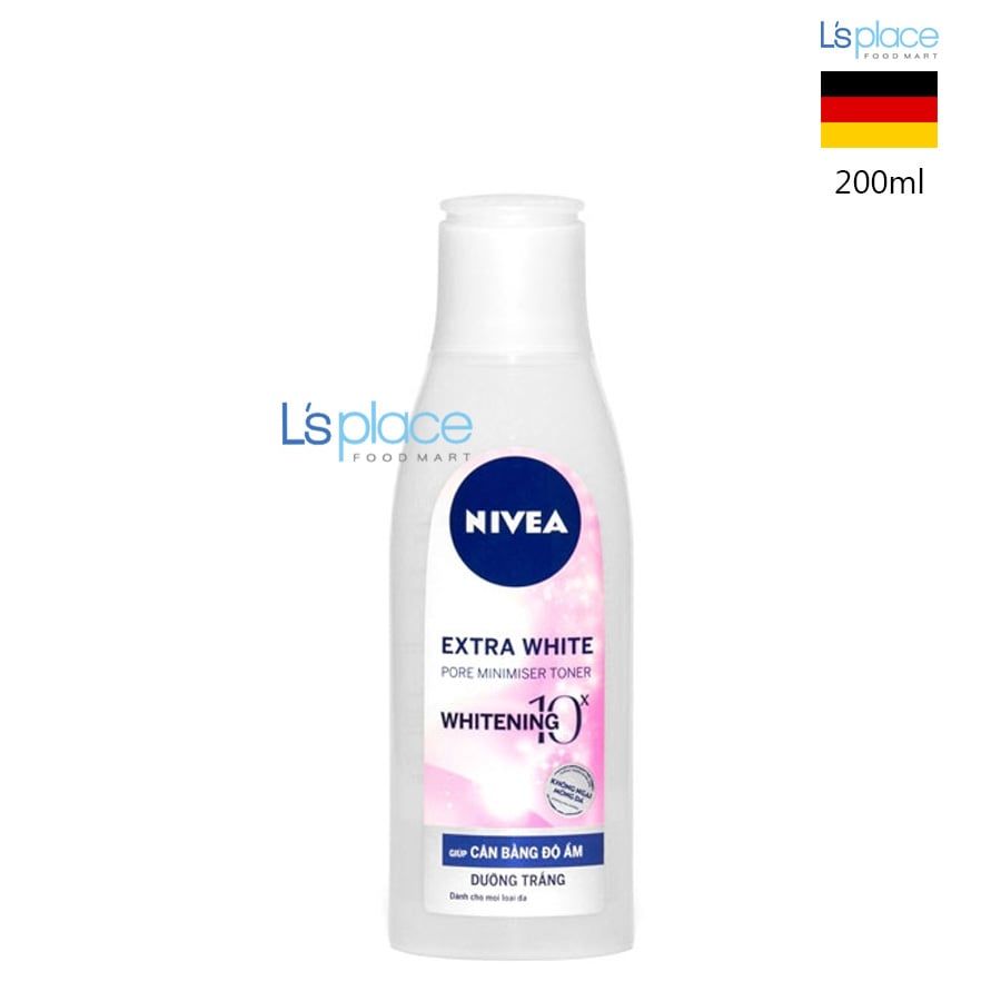 Nivea Nước hoa hồng trắng da Extra White