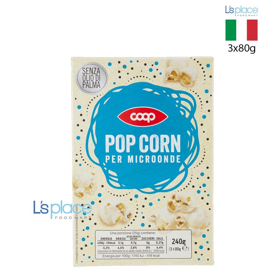 COOP Ngô nổ lò vi sóng