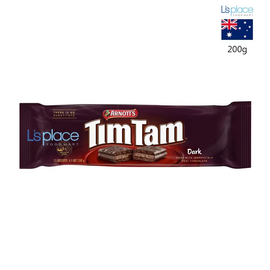 Arnott's TimTam Bánh quy phủ socola đen