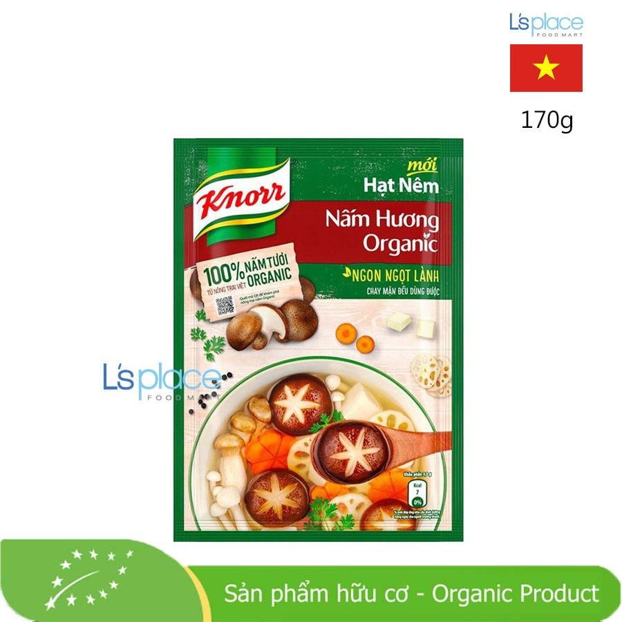Knorr Hạt nêm chay vị Nấm hương hữu cơ