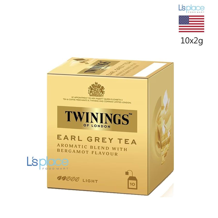 Twinings Trà túi lọc Earl Grey hộp giấy bé