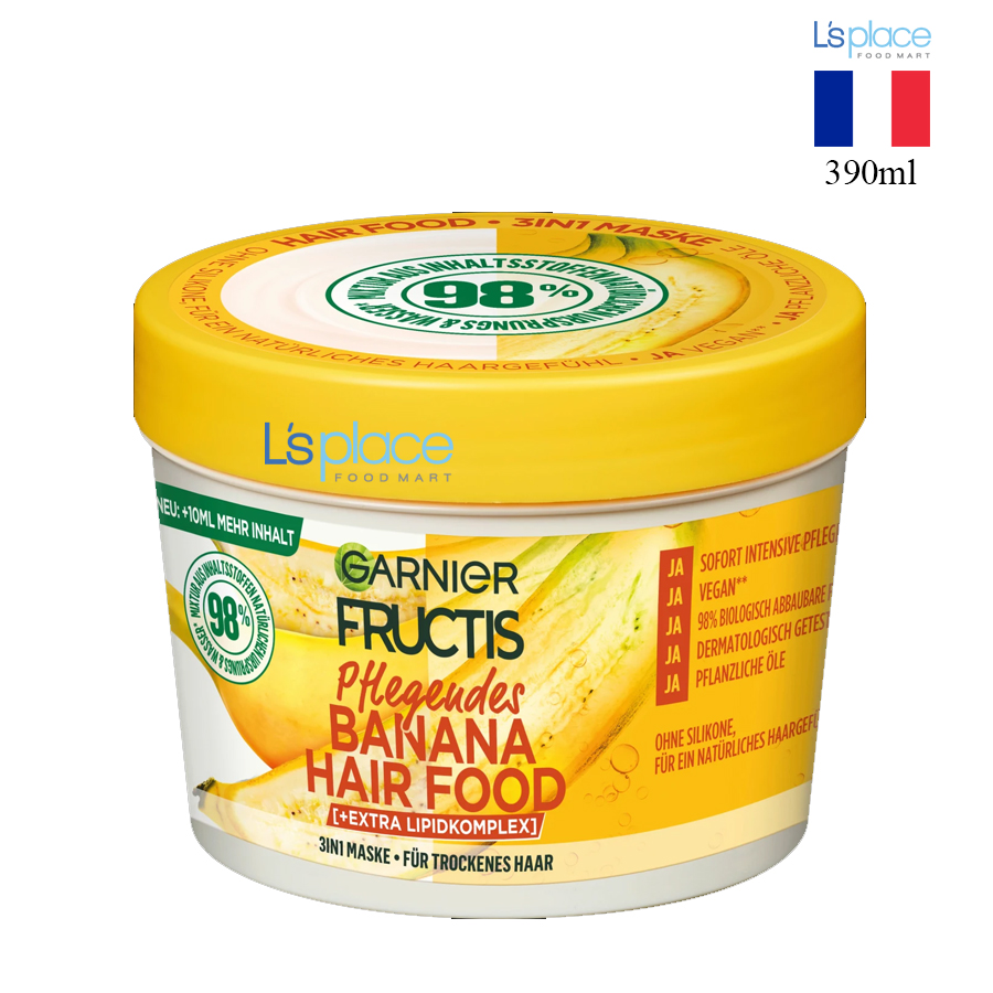 Garnier Fructis Kem ủ tóc tinh chất chuối – L's Place Foodmart Garnier Fructis Kem ủ tóc tinh chất chuối – L's Place Foodmart