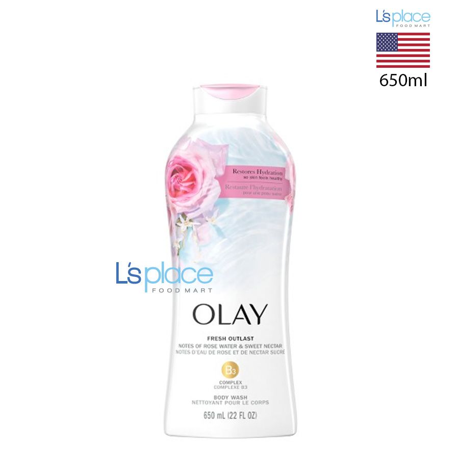 Olay Sữa tắm Fresh Outlast Nước hoa hồng