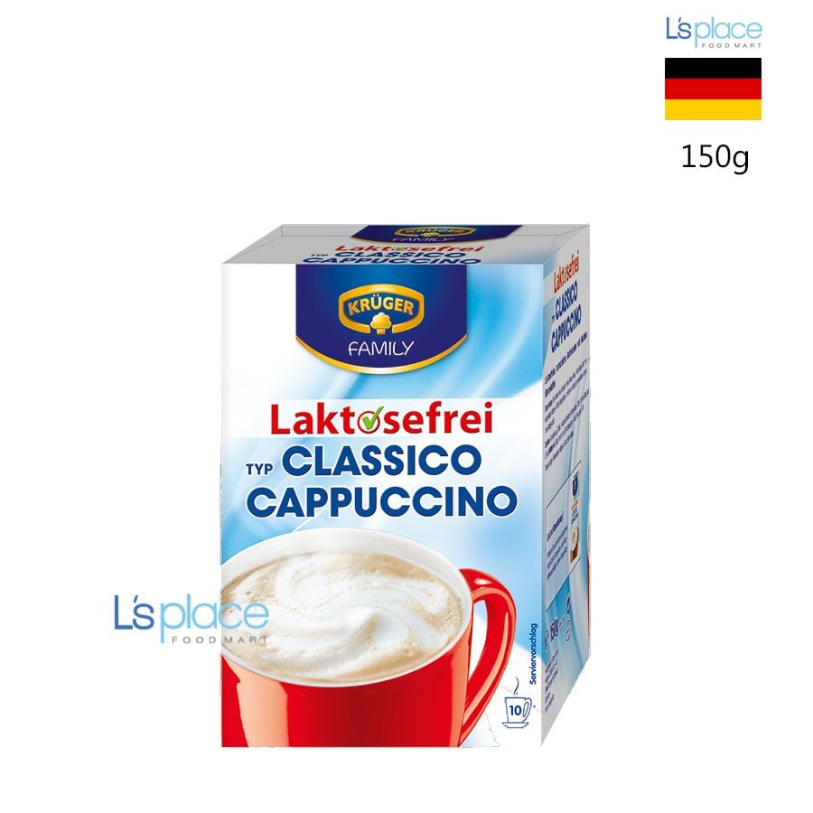 Kruger Cà phê Cappuccino Classico không chứa Lactose
