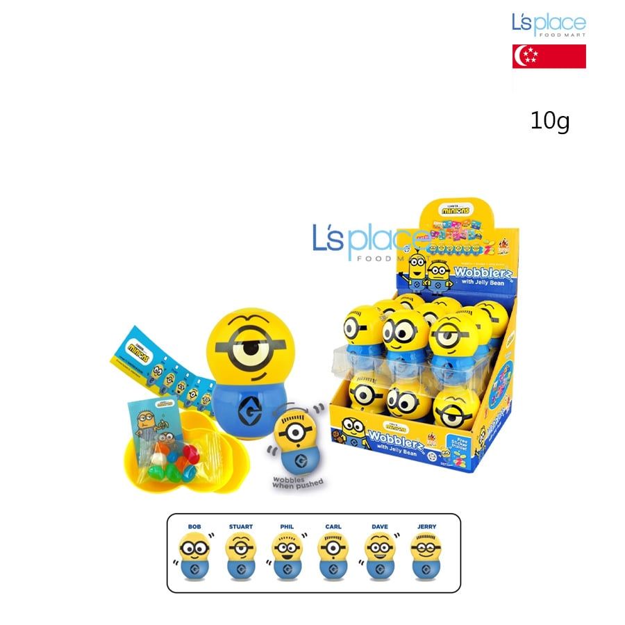 YLF Food Kẹo dẻo hạt đậu Minions Wobblerz