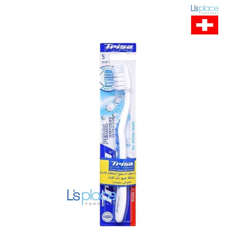 Trisa Bàn chải Pearl White sợi mềm