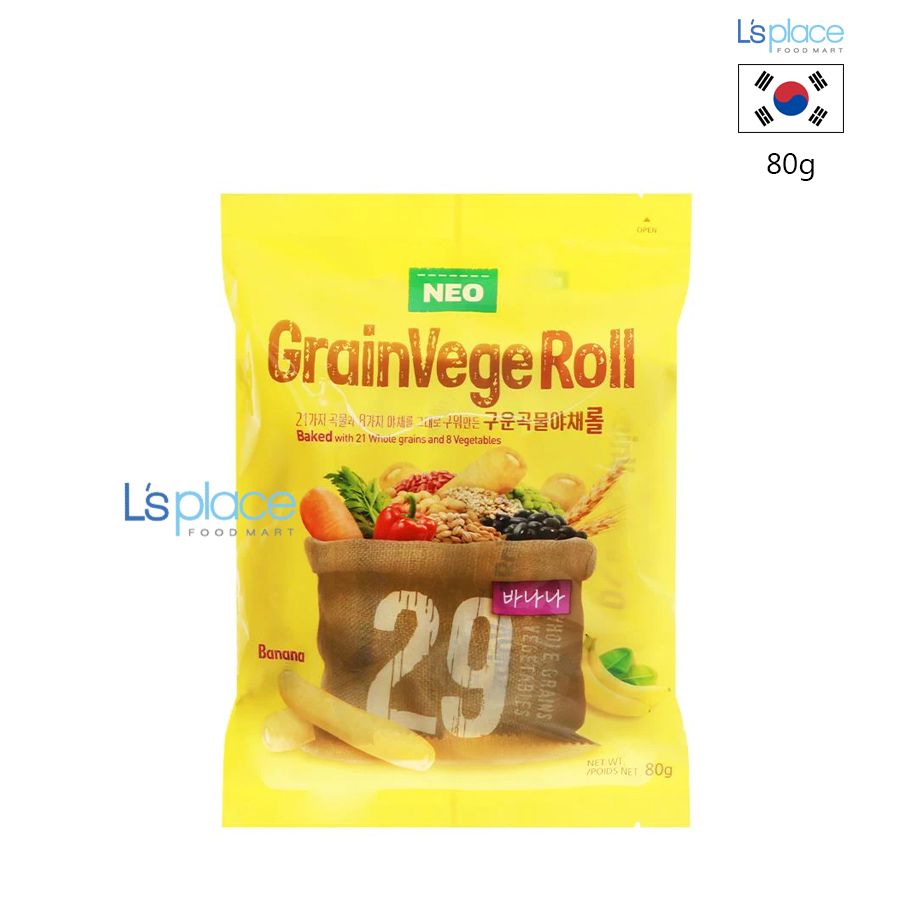 Neo Bỏng cuộn ngũ cốc vị chuối