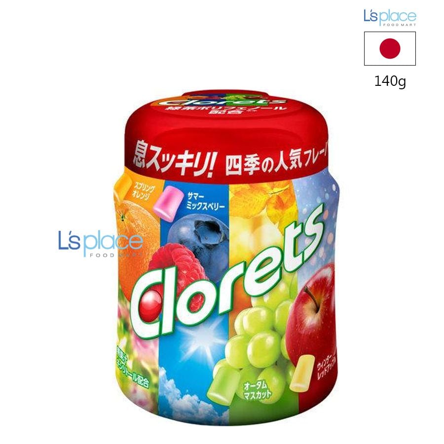 Clorets kẹo cao su hoa quả