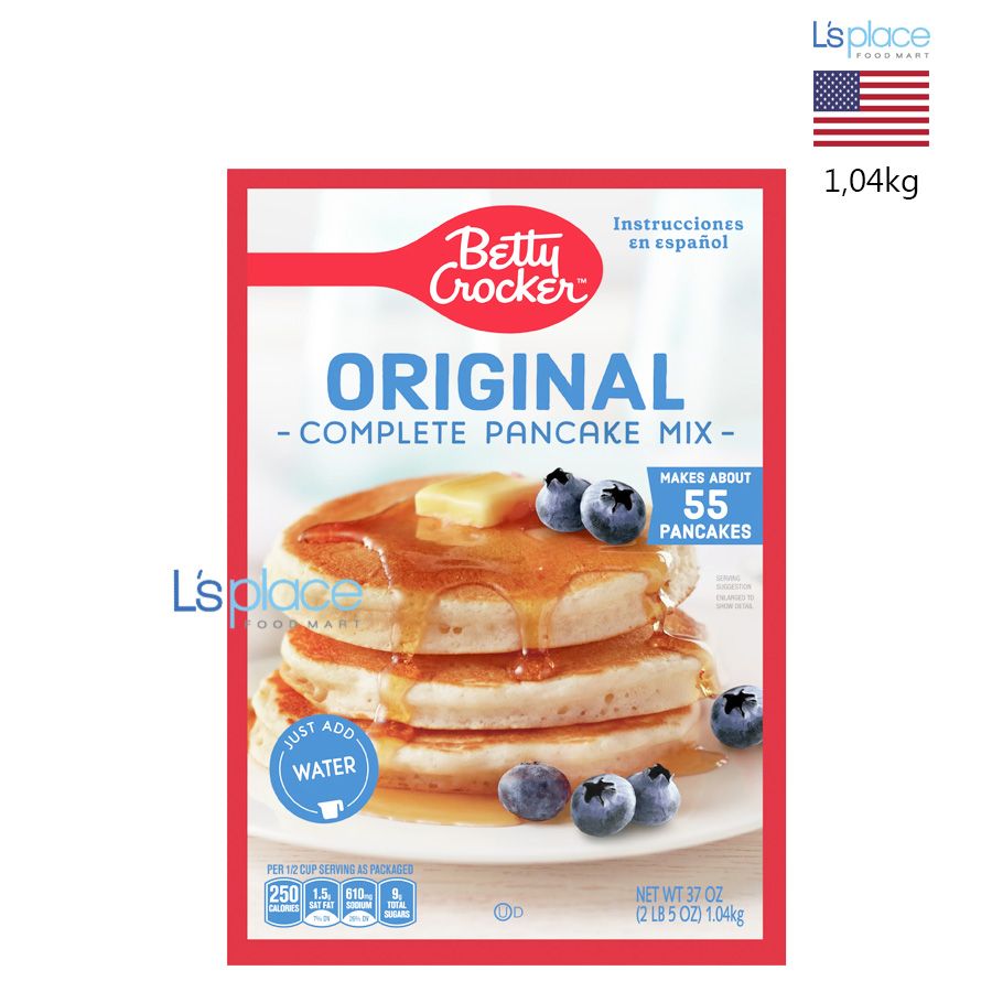 Betty Crocker Bột làm bánh Pancake vị nguyên bản