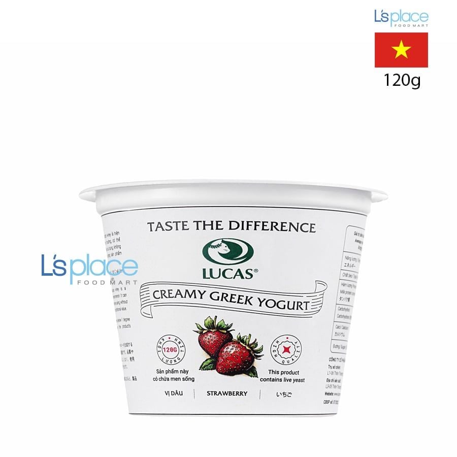 Lucas Sữa chua Hy Lạp vị dâu