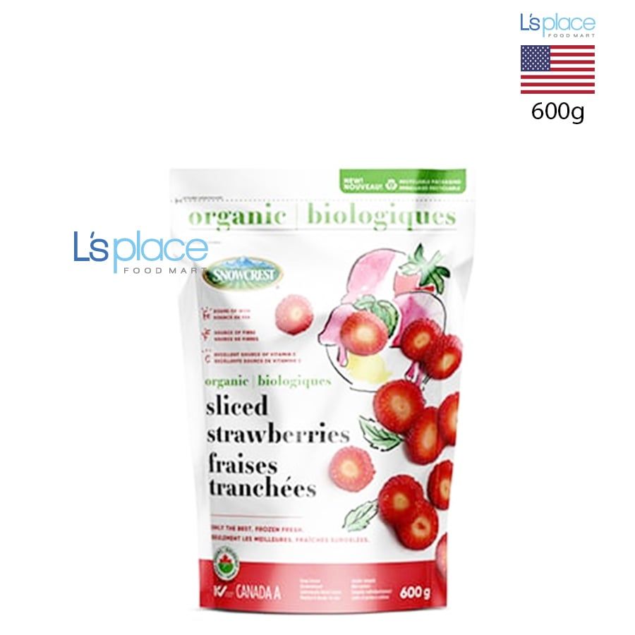 Snowcrest Dâu tây đông lạnh cắt lát