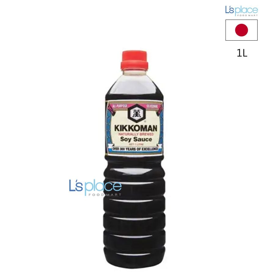 Kikkoman Nước tương tự nhiên chai nhựa lớn