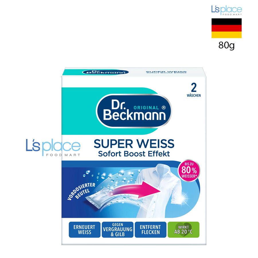 Dr. Beckmann Bột tẩy trắng quần áo