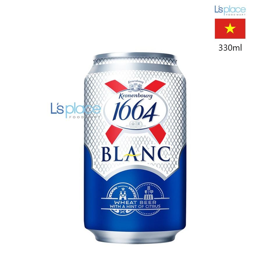 1664 Bia lon Blanc