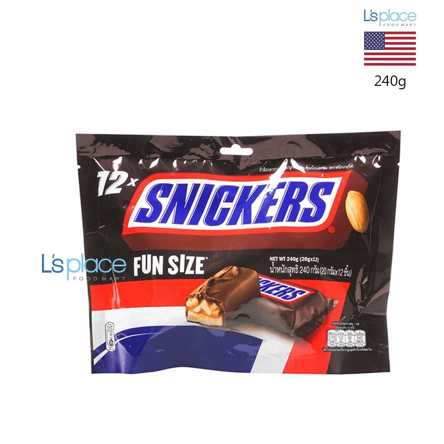 Snickers Kẹo socola gói Fun size