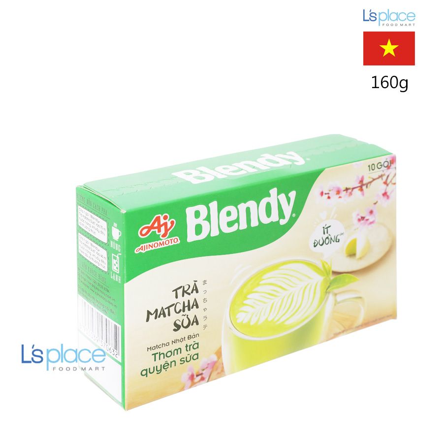 Blendy Trà Matcha sữa ít đường
