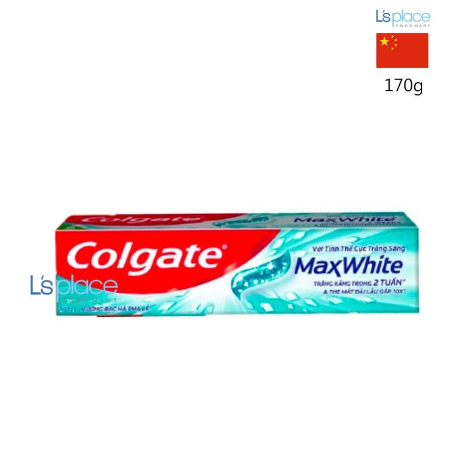 Colgate Kem đánh răng MaxWhite bạc hà pha lê