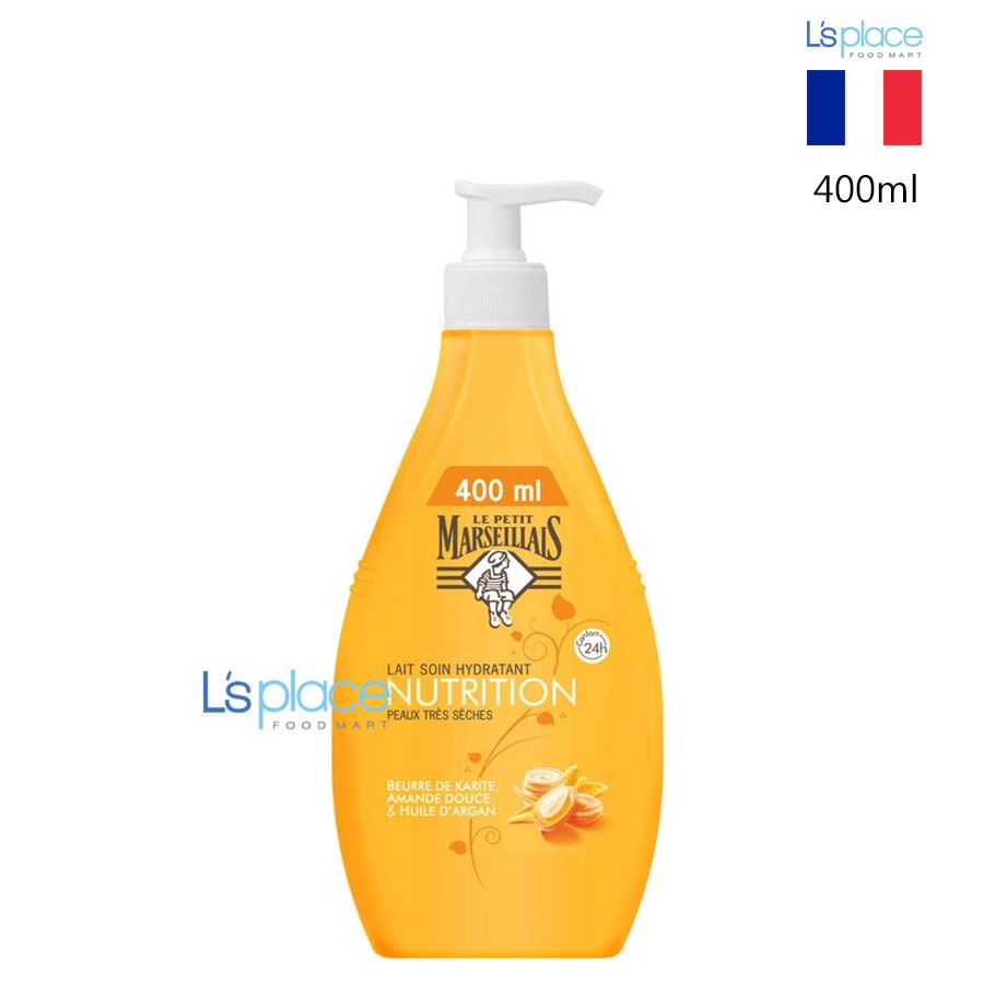 Le Petit Marseillais Sữa dưỡng thể Bơ Hạt mỡ & hạnh nhân & dầu argan