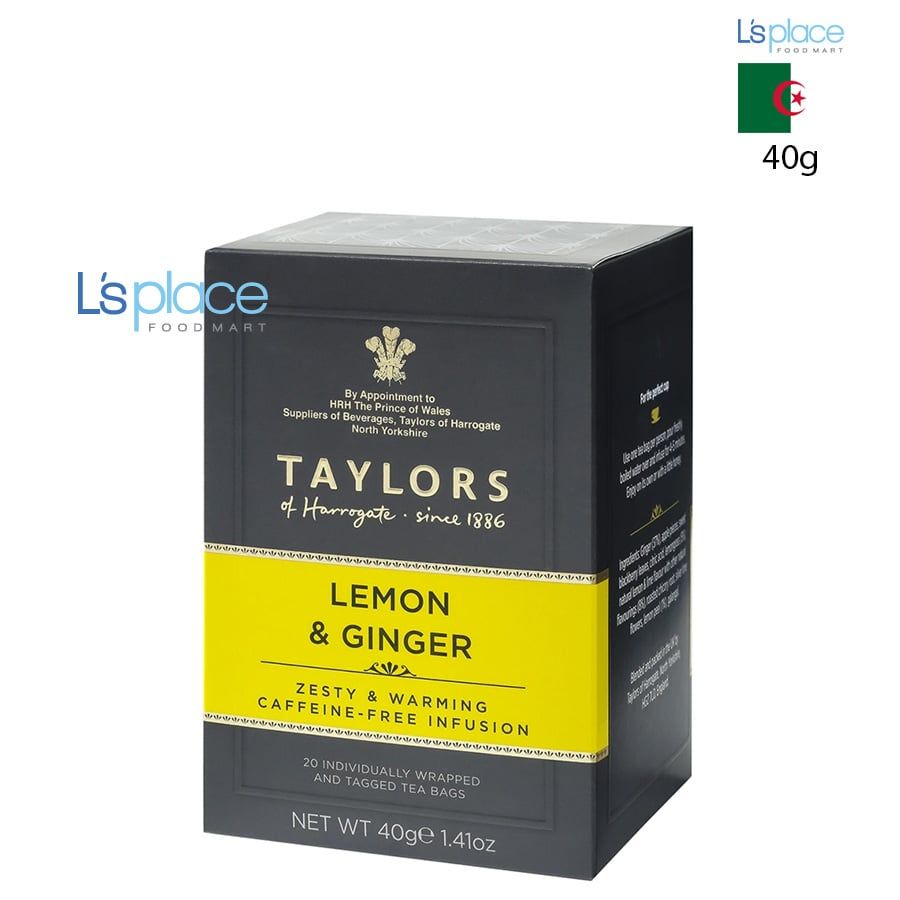 Taylors Trà không caffein hương chanh gừng