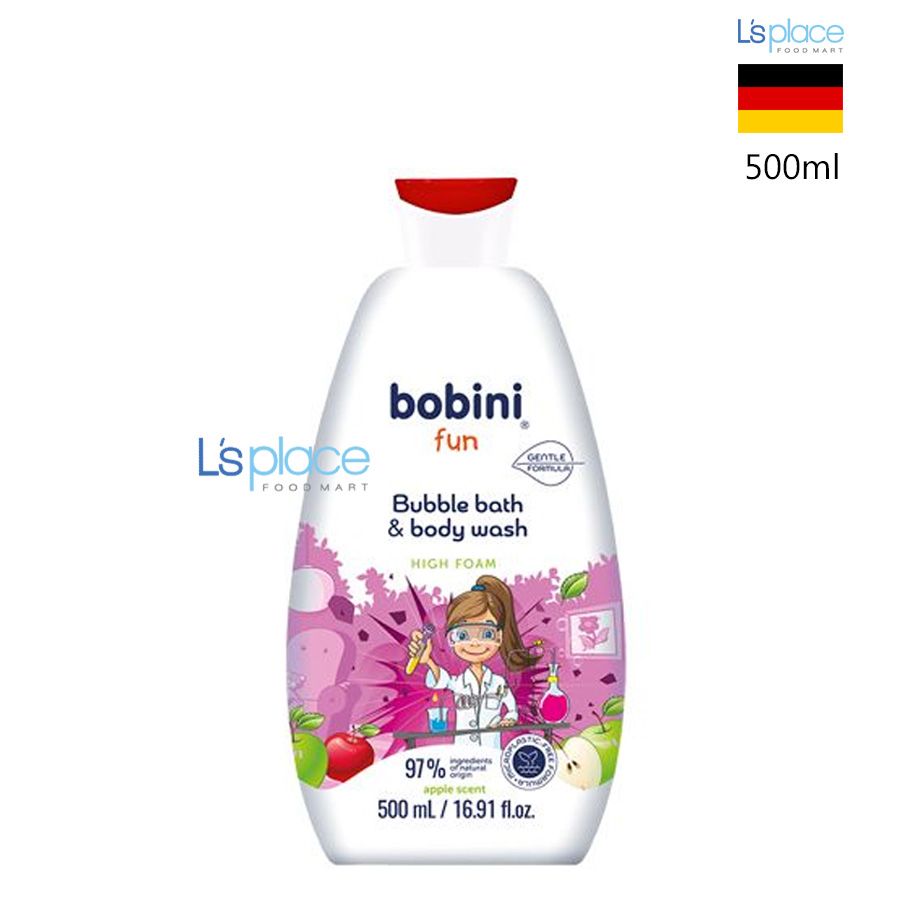 Bobini Fun Gel tắm bọt trẻ em hương táo