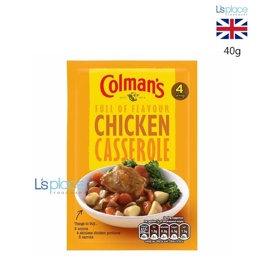Colman's Gia vị món Casserole gà