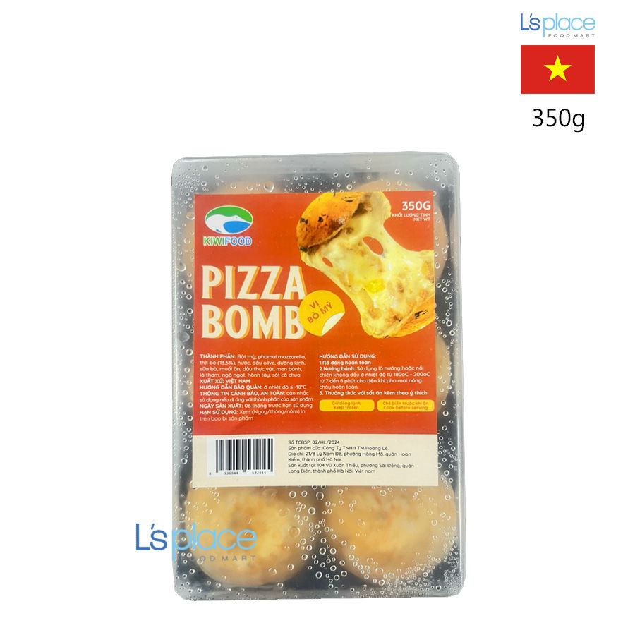 Kiwifood Pizza Bomb vị bò Mỹ
