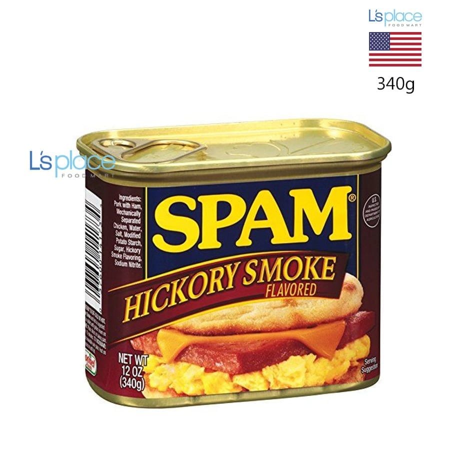 Spam Thịt hộp hun khói Hickory