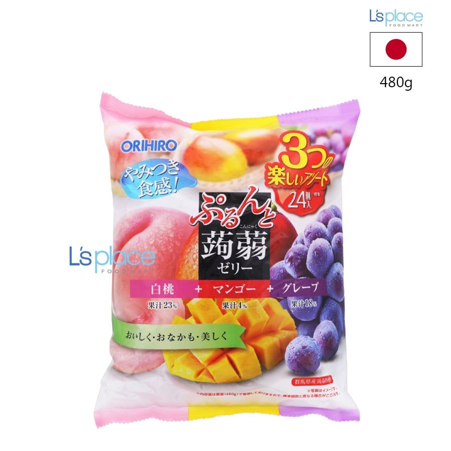 Orihiro Thạch nho đen đào & xoài