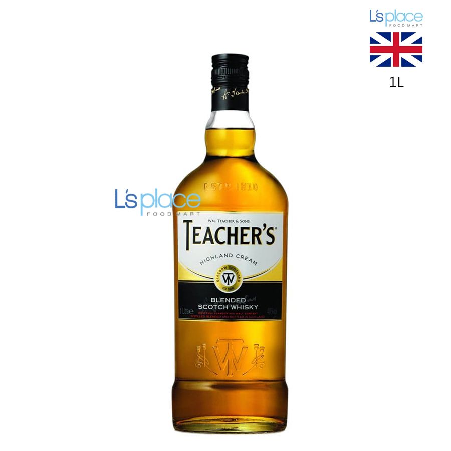 Teacher's Rượu Whisky Highland Cream chai lớn