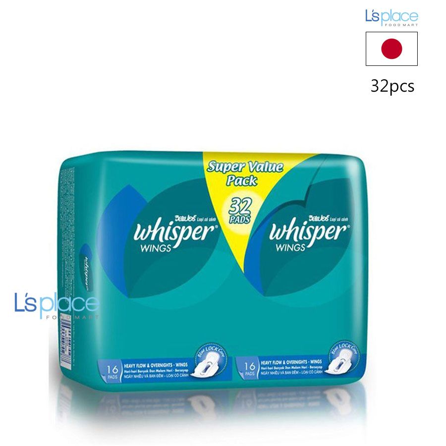 Whisper Băng vệ sinh ban đêm có cánh