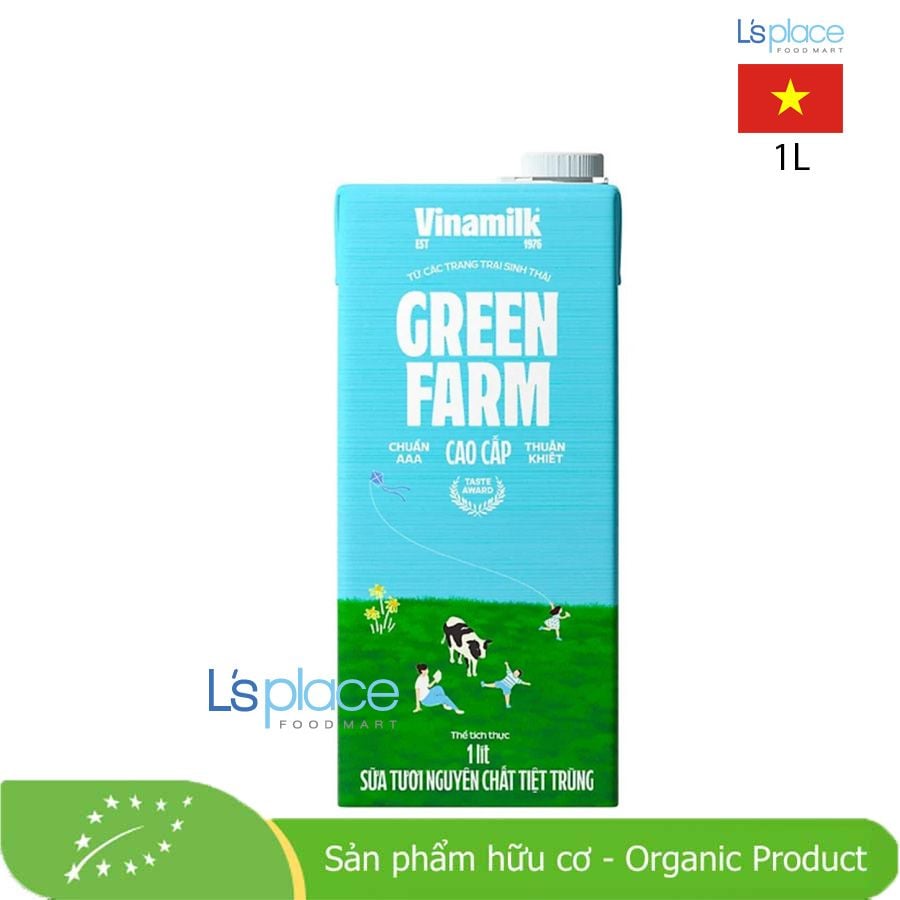 Vinamilk Sữa tươi tiệt trùng Green Farm Organic