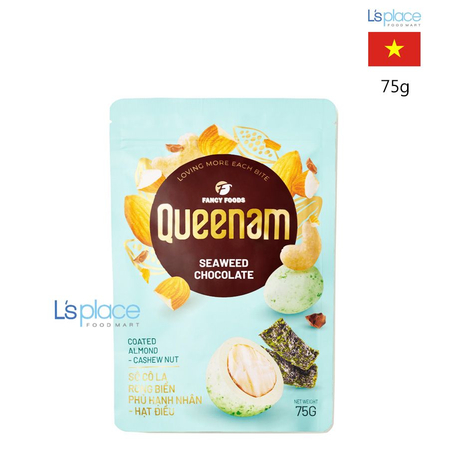 Queenam Socola Rong biển hạnh nhân hạt điều