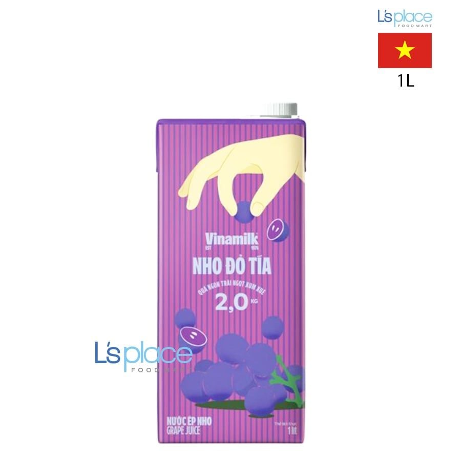 Vinamilk Nước ép Nho đỏ tía