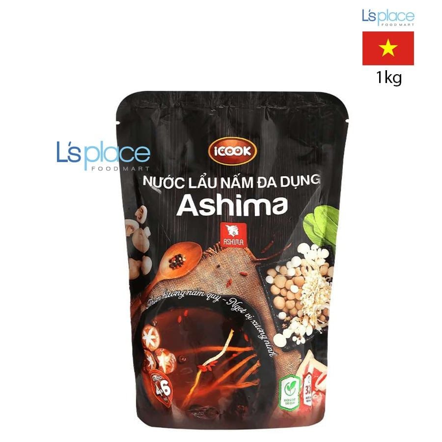 Icook Nước lẩu nấm đa dụng Ashima