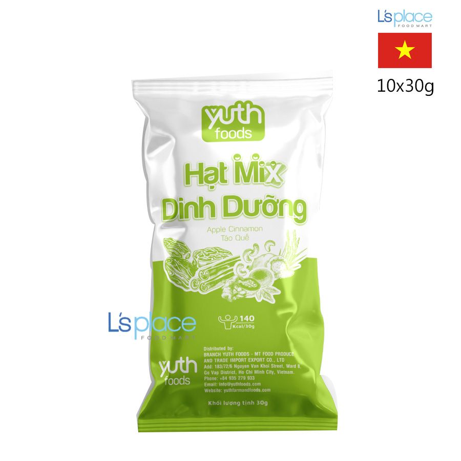 Yuth food Hạt mix Táo quế