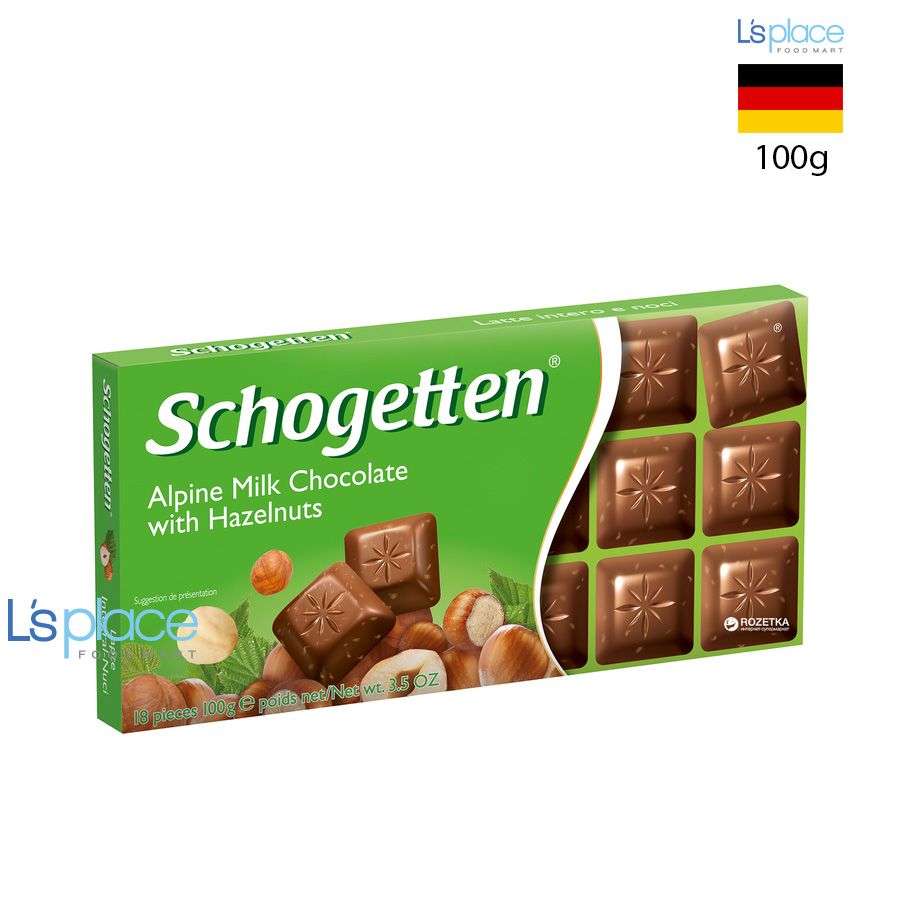 Mauxion Schogetten Socola sữa hạt phỉ