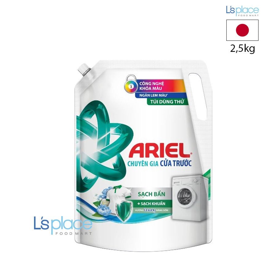 Ariel Nước giặt cửa trước sạch bẩn hương nắng sớm