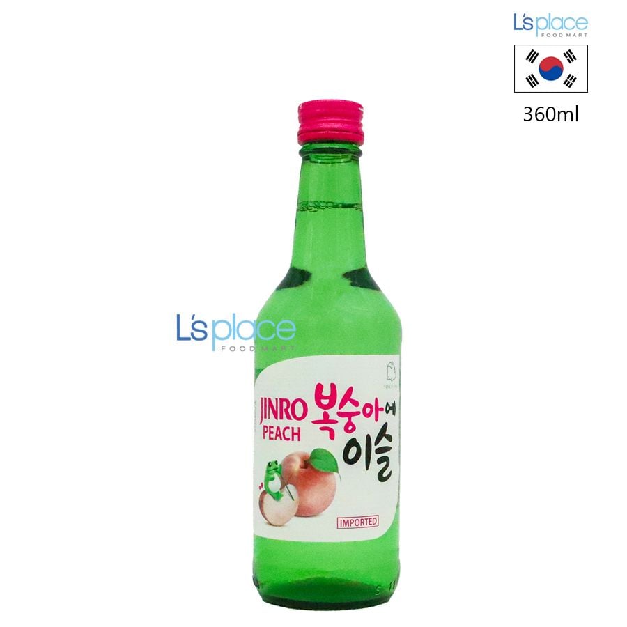 Jinro Rượu Soju hương đào