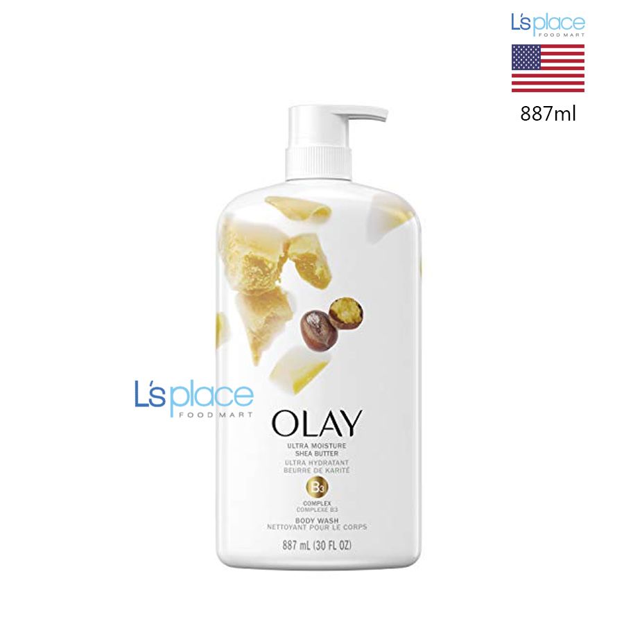 Olay Sữa tắm dưỡng ẩm bơ hạt mỡ chai lớn