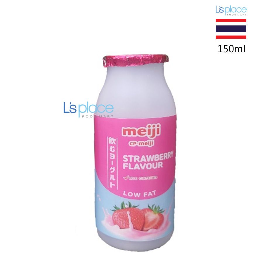 Meiji Sữa chua uống vị dâu