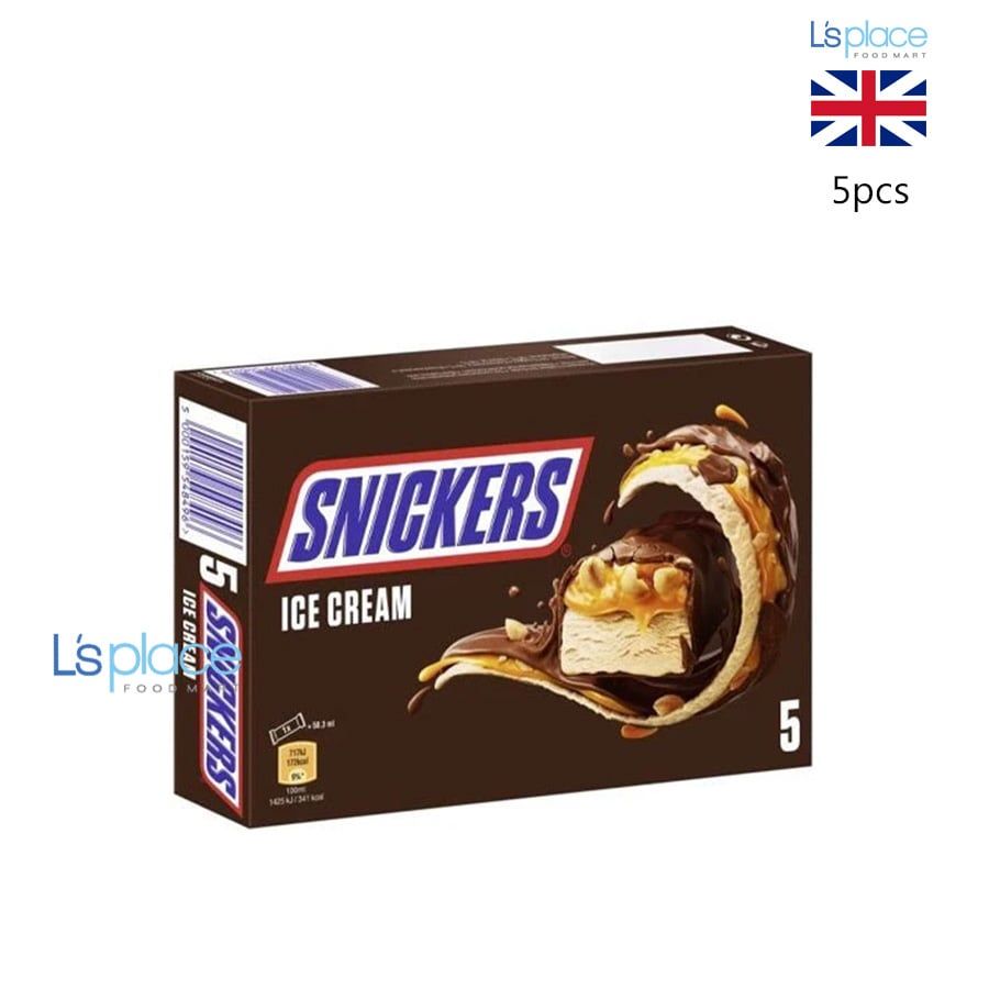 Snickers hộp kem thanh vị socola caramen