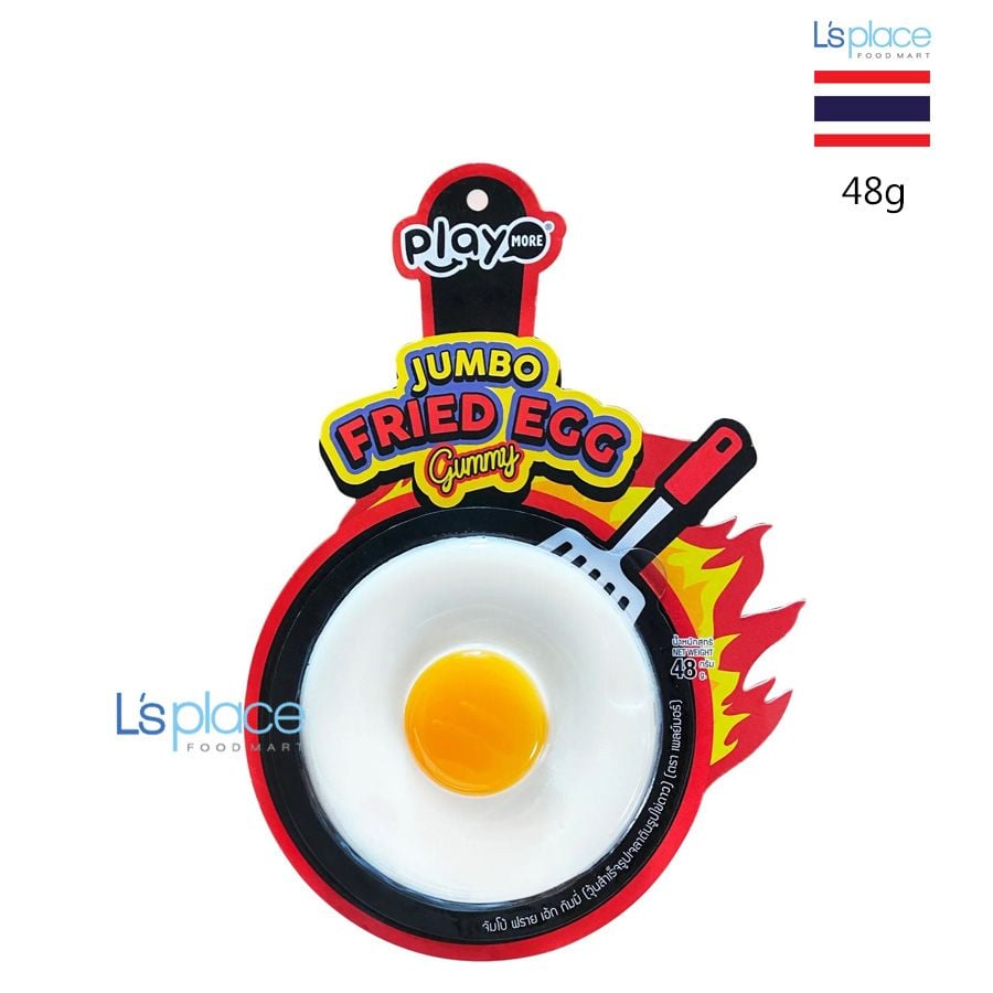 Playmore Kẹo dẻo hình trứng chiên Jumbo