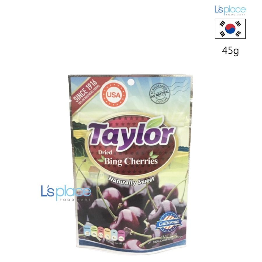 Taylor Cherries khô gói nhỏ