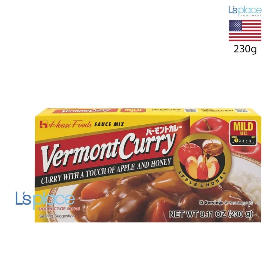 House Foods Viên xốt cà ri Vermont số 1 vị ngọt