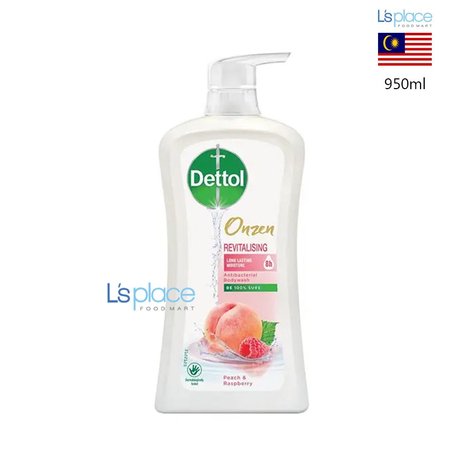 Dettol Sữa tắm Onzen hương đào và mâm xôi